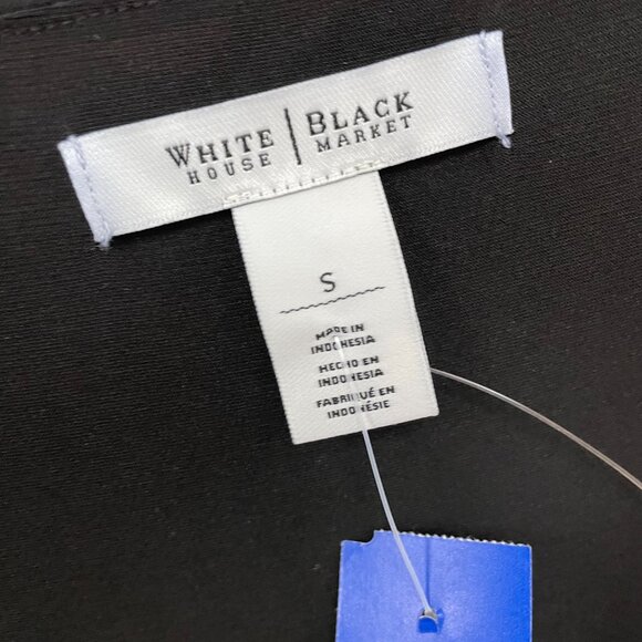 White House Black Market Black Print  Dress size Small - Picture 2 of 4